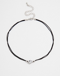 Ожерелье-чокер с камнями ASOS - Crystal