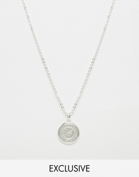 Ожерелье с серебристой подвеской‑логотипом Chained &amp; Able - Серебряный
