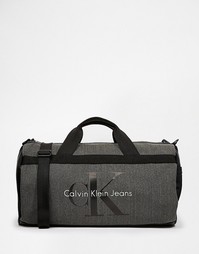 Парусиновая сумка Calvin Klein Jeans - Светло-серый