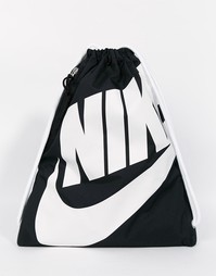 Рюкзак с завязкой Nike Heritage BA5128-011 - Черный