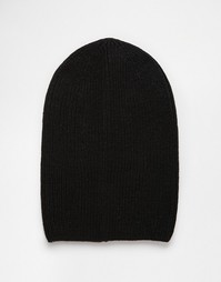 Черная шапка-бини ASOS - Черный