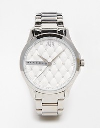 Серебристые часы Armani Exchange Lady Hampton - Серебряный