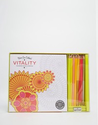 Раскраска и набор карандашей Vive Le Color! Vitality - Мульти Books