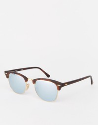 Зеркальные солнцезащитные очки Клабмастер Ray-Ban