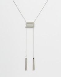 Ожерелье ограниченной серии с кисточками - Серебряный Asos