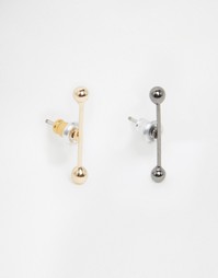 Серьги-гвоздики ASOS - Мульти