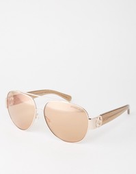 Солнцезащитные очки‑авиаторы с зеркальными линзами Michael Kors