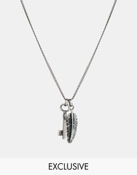 Ожерелье с ключом и перышком Simon Carter Exclusive to ASOS