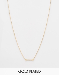 Ожерелье с подвеской Luv AJ - Золотой