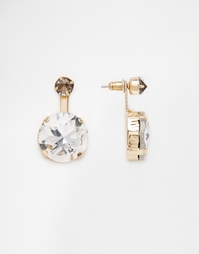 Серьги-подвески с камнями ASOS - Золотой