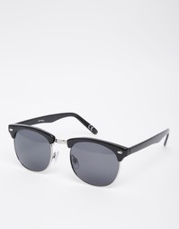 Черные солнцезащитные очки в стиле ретро Jeepers Peepers - Черный