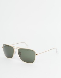 Солнцезащитные очки-авиаторы Ray-Ban RB3136 - Золотой