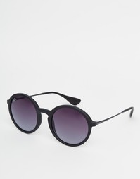 Круглые солнцезащитные очки Ray-Ban 0RB4222 - Черный