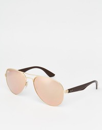 Солнцезащитные очки-авиаторы Ray-Ban RB3523 - Золотой