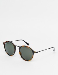 Круглые солнцезащитные очки Ray‑Ban RB2447 - Коричневый