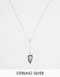 Серебряное ожерелье с подвеской ASOS - Разные металлы