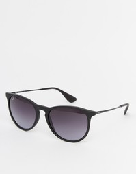 Круглые солнцезащитные очки Ray-Ban Erika - Черный