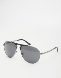 Солнцезащитные очки‑авиаторы Versace - Черный