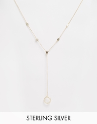 Серебряное позолоченное ожерелье с подвеской Lavish Alice - Золотой