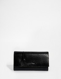 Бумажник тройного сложения Calvin Klein - Jet black