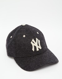 Шерстяная кепка New Era 39Thirty NY Yankees - Серый