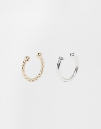 Набор из 2 каффов для носа ASOS - Мульти