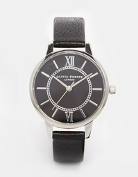 Серебристые с черным часы Olivia Burton Wonderland - Черный