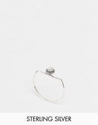 Серебряное кольцо с камнем ASOS - Покрытие серебром