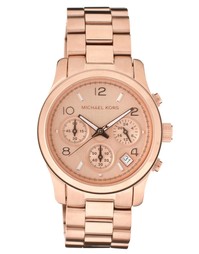 Золотистые часы с хронографом Michael Kors Runway MK5128