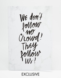 Блокнот Ohh Deer Follow No Crowd - Мульти