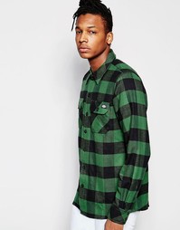 Клетчатая рубашка классического кроя с карманами спереди Dickies