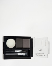 Тени для бровей NYX Eyebrow Cake Powder - Brunette