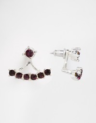Серьги с камнями ASOS - Фиолетовый