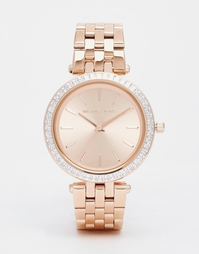 Золотисто-розовые часы Michael Kors Darci - Розовое золото