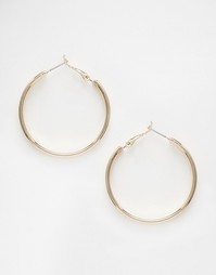 Серьги-кольца с тремя планками ASOS - Золотой