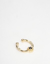 Имитирующее пирсинг кольцо в нос с миниатюрным цветком Septum Asos