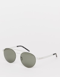 Круглые солнцезащитные очки-авиаторы Le Specs Spartan