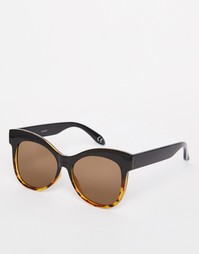 Солнцезащитные очки кошачий глаз ASOS - Черепаховый