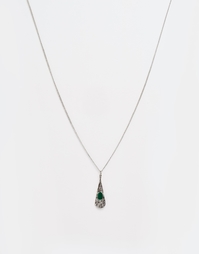 Ожерелье с подвеской в фестивальном стиле ASOS - Серебряный