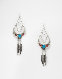 Серьги ASOS - Серебряный