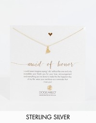 Позолоченное ожерелье с сердечком Dogeared Maid Of Hounor - Золотой