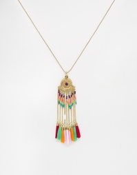 Ожерелье с подвеской ASOS Carnival Lights - Мульти