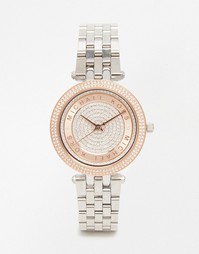 Серебристые часы Michael Kors Darci MK3446 - Серебряный