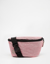 Сумка‑кошелек на пояс из шамбре Mi‑Pac - Розовый