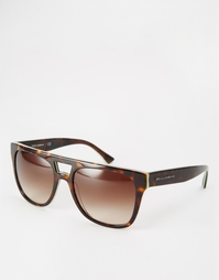 Солнцезащитные очки-авиаторы с плоским верхом Dolce &amp; Gabbana