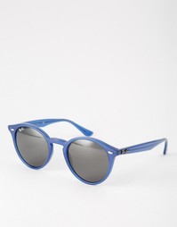 Круглые солнцезащитные очки Ray‑Ban RB2180 - Синий