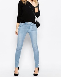 Синие выбеленные джинсы ASOS Premium Sculpt Me Jinx - Jinx blue wash