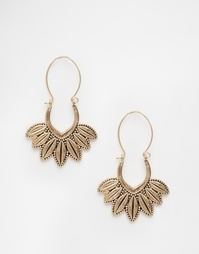 Серьги-кольца ASOS - Золотой