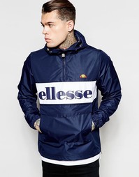 Куртка через голову с большим логотипом Ellesse - Темно-синий