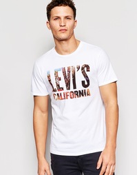 Белая футболка с цветочным принтом Levi's California - Белый Levi's®
